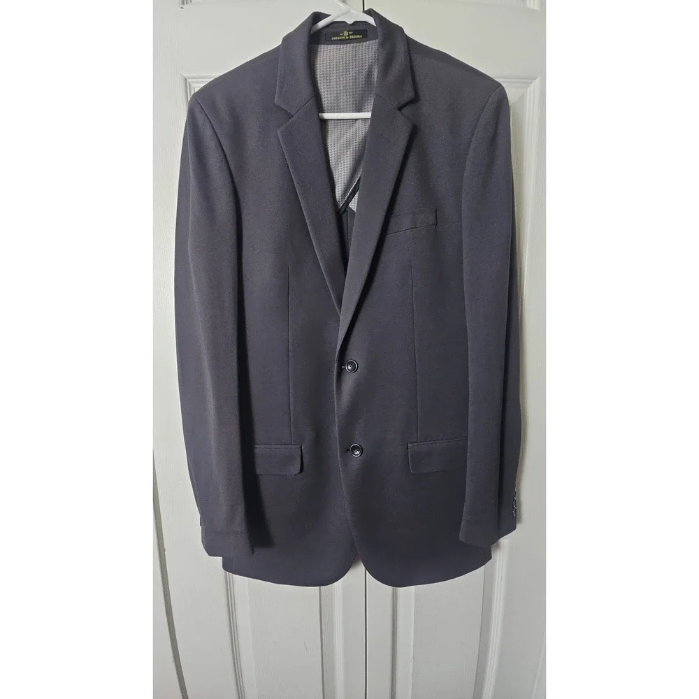 Robbins & Brooks Men's 4-Way Flex Washable Suit Coat Business Church Mission